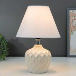 Лампа настольная 16367/1WT E14 40Вт белый 20х20х30 см