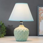 Лампа настольная 16367/1BL E14 40Вт голубой 20х20х30 см