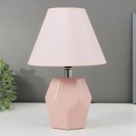 Лампа настольная 16368/1PK E14 40Вт розовый 20х20х30 см