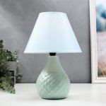 Лампа настольная 16369/1BL E14 40Вт голубой 20х20х30 см