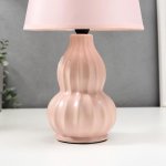 Лампа настольная 16370/1PK E14 40Вт розовый 20х20х33 см