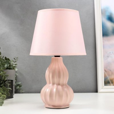 Лампа настольная 16370/1PK E14 40Вт розовый 20х20х33 см