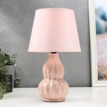Лампа настольная 16370/1PK E14 40Вт розовый 20х20х33 см