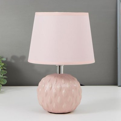Лампа настольная 58088/1PK E27 40Вт розовый 17х17х27 см Лампа настольная 58088/1PK E27 40Вт розовый 17х17х27 см
