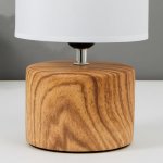 Лампа настольная 16371/1 E27 40Вт светлое дерево 16х16х29 см