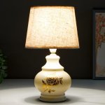 Лампа настольная 16377/1 E14 40Вт белый 17х17х29 см