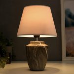 Лампа настольная 16381/1 E27 40Вт серый 23х23х39 см