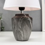 Лампа настольная 16381/1 E27 40Вт серый 23х23х39 см