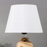 Лампа настольная 16382/1 E27 40Вт бежево-белый 23х23х39 см