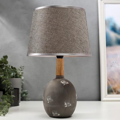 Лампа настольная 16384/1 E14 40Вт серый 22х22х37 см Лампа настольная 16384/1 E14 40Вт серый 22х22х37 см