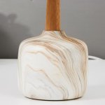 Лампа настольная 16386/1 E14 40Вт бежевый 22х22х37 см