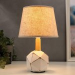 Лампа настольная 16387/1 E14 40Вт белый 22х22х37 см