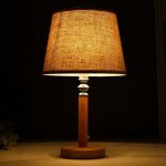 Лампа настольная 16391/1 E14 40Вт светлое дерево 22х22х37 см