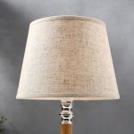 Лампа настольная 16391/1 E14 40Вт светлое дерево 22х22х37 см