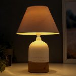 Лампа настольная 16394/1 E14 40Вт белый 22х22х37 см