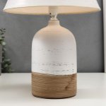 Лампа настольная 16394/1 E14 40Вт белый 22х22х37 см