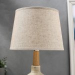 Лампа настольная 16396/1 E14 40Вт белый 22х22х37 см