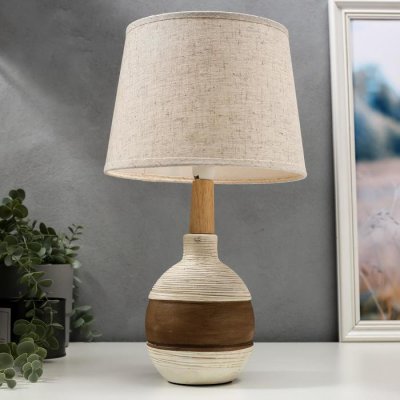 Лампа настольная 16396/1 E14 40Вт белый 22х22х37 см