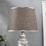 Лампа настольная 16397/1 E14 40Вт серый 22х22х37 см