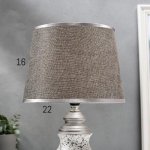 Лампа настольная 16397/1 E14 40Вт серый 22х22х37 см