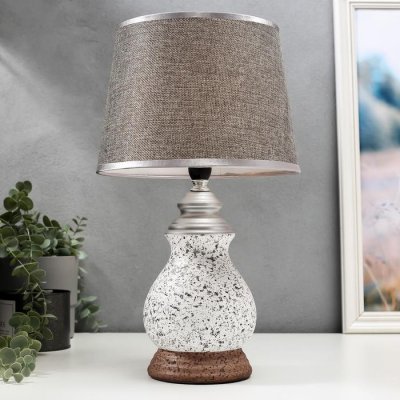 Лампа настольная 16397/1 E14 40Вт серый 22х22х37 см Лампа настольная 16397/1 E14 40Вт серый 22х22х37 см