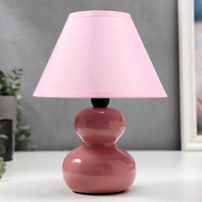 Лампа настольная 16401/1PK E14 40Вт розовый 17х17х24 см Лампа настольная 16401/1PK E14 40Вт розовый 17х17х24 см