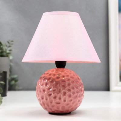 Лампа настольная 16402/1PK E14 40Вт розовый 17х17х24 см Лампа настольная 16402/1PK E14 40Вт розовый 17х17х24 см