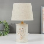 Лампа настольная 16404/1 E14 40Вт бежевый 17х17х29 см