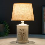 Лампа настольная 16404/1 E14 40Вт бежевый 17х17х29 см