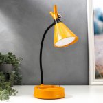 Настольная лампа с диммером 16299/1YL LED 4Вт USB АКБ 3000-6000К желтый 12,3х12,3х37 см