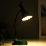 Настольная лампа с диммером 16299/1GR LED 4Вт USB АКБ 3000-6000К зеленый 12,3х12,3х37 см