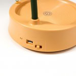 Настольная лампа с диммером 16300/1YL LED 4Вт USB АКБ 3000-6000К желтый 12,3х12,3х37 см