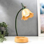 Настольная лампа с диммером 16300/1YL LED 4Вт USB АКБ 3000-6000К желтый 12,3х12,3х37 см