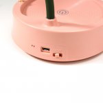 Настольная лампа с диммером 16300/1RD LED 4Вт USB АКБ 3000-6000К персик 12,3х12,3х37 см