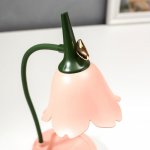 Настольная лампа с диммером 16300/1RD LED 4Вт USB АКБ 3000-6000К персик 12,3х12,3х37 см