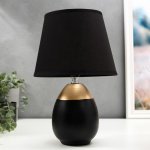 Лампа настольная 16305/1BK E14 40Вт черно-золотой 20х20х31 см