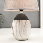 Лампа настольная 16305/1GR E14 40Вт серый 20х20х31 см