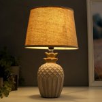 Лампа настольная 16307/1 E14 40Вт серый 22х22х37 см