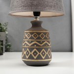 Лампа настольная 16309/1GR E14 40Вт серый 20х20х32 см