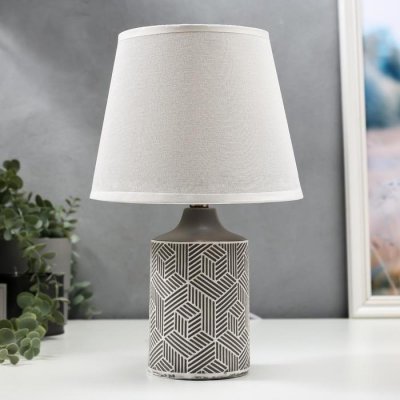 Лампа настольная 48475/1GR E14 40Вт серый 20х20х31,5 см Лампа настольная 48475/1GR E14 40Вт серый 20х20х31,5 см