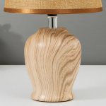 Лампа настольная 16406/1 E14 40Вт светлое дерево 20х20х32 см