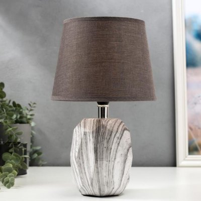 Лампа настольная 16407/1 E14 40Вт серый 20х20х32,5 см Лампа настольная 16407/1 E14 40Вт серый 20х20х32,5 см