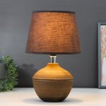 Лампа настольная 16412/1 E14 40Вт кофе 20х20х30 см