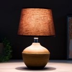 Лампа настольная 16412/1 E14 40Вт кофе 20х20х30 см