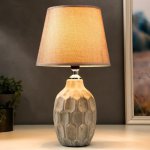 Лампа настольная 16428/1 E14 40Вт светло-серый 22,5х22,5х37 см