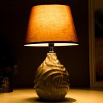 Лампа настольная 16429/1GR E14 40Вт серый 22,5х22,5х37 см