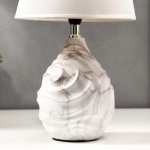 Лампа настольная 16429/1WT E14 40Вт бело-серый 22,5х22,5х37 см