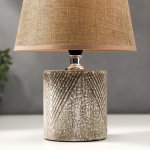 Лампа настольная 16414/1BR E14 40Вт серо-коричневый 20х20х28 см