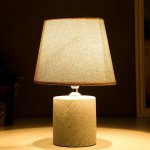 Лампа настольная 16414/1GR E14 40Вт светло-серый 20х20х28 см