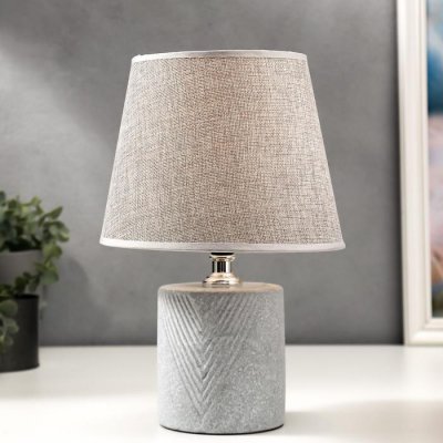 Лампа настольная 16414/1GR E14 40Вт светло-серый 20х20х28 см Лампа настольная 16414/1GR E14 40Вт светло-серый 20х20х28 см